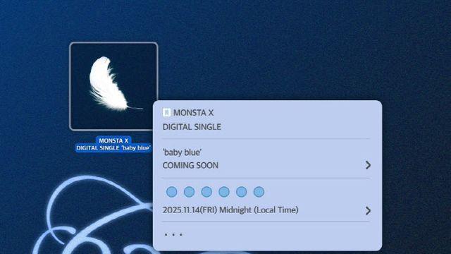 몬스타엑스, 미국 활동 신곡 '베이비 블루' 14일 발표