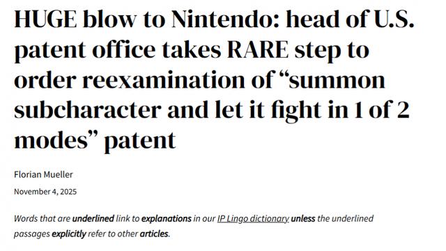 닌텐도 vs 팰월드 소송 근황 