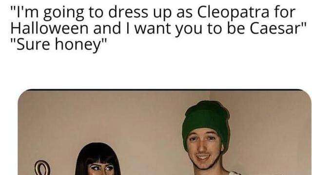 클레오파트라와 시저 코스프레