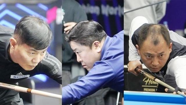 “50대 트리오의 힘” 박춘우 조치연 정승일 조1위로 최종예선(Q)行…‘10대 유망주’ 김건윤도 합류[광주3쿠션월드컵]