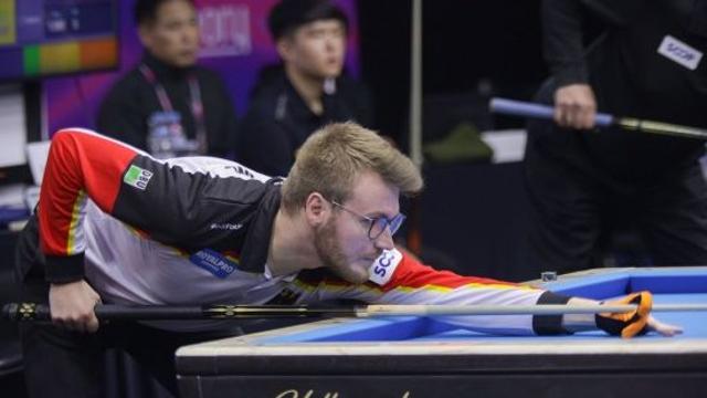 톰 로우, '본선으로 가자' (광주 세계3쿠션당구월드컵) [포토]