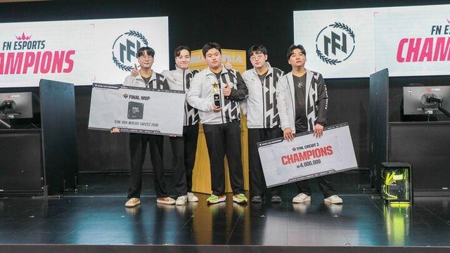 넥슨, ‘더 파이널스’ 내셔널 리그 서킷3 ‘FN 이스포츠’팀 최종 우승