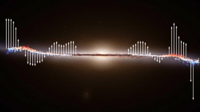 은하수를 흔드는 거대한 파동…가이아가 포착한 '은하의 물결'