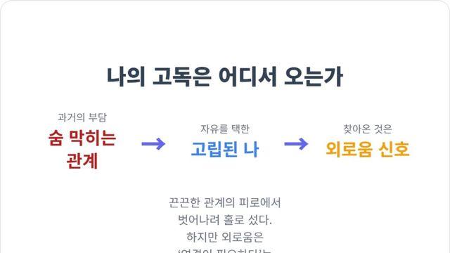 느슨한 연대 (Loose Connection), 혼자가 편하면서도 외로운 당신