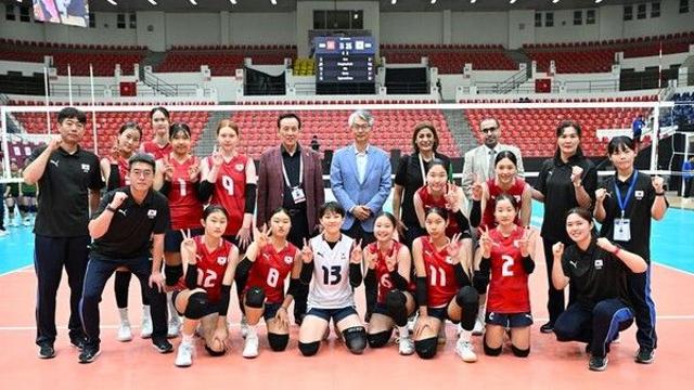 U-16 여자배구, 홍콩과의 아시아선수권 8강 1차전서 3-0 대승
