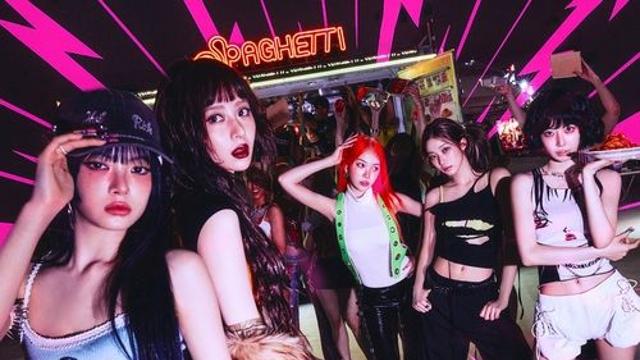 르세라핌 ‘스파게티’, 美 빌보드 싱글 50위 진입…팀 최고 순위 경신