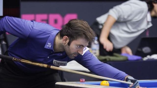 볼칸 체틴, '불타는 승부욕' (광주 세계3쿠션당구월드컵) [포토]