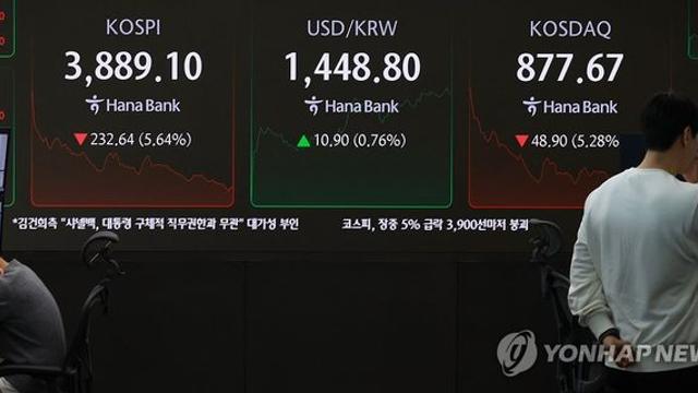 AI 거품 우려 금융시장 덮쳐…주가·원화 동반 급락