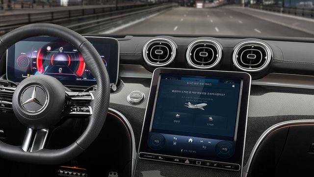 내비게이션으로 공항 체크인, 보안 검색 혼잡도까지… 벤츠 OTA 업데이트