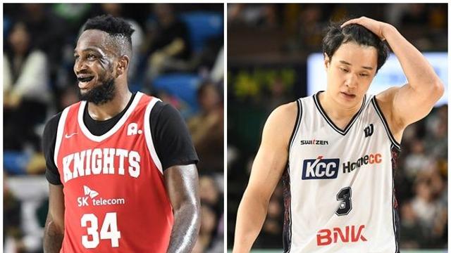 SK 워니는 웃고, KCC 허웅은 울고... 슈퍼스타들의 엇갈린 희비