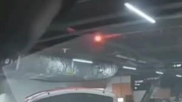 주차장 입구 비양심 무개념女