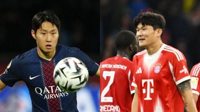 이강인 왼발 어시스트vs김민재 바이에른 뮌헨 2-1 승리 기여…UCL ‘한국인 맞대결’서 승패 갈렸지만, 각자의 자리서 빛났다