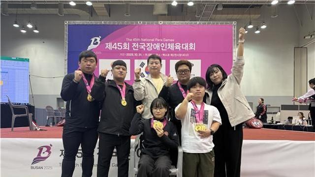 울산 동구청 돌고래역도단, 장애인체전서 금 13개 수확