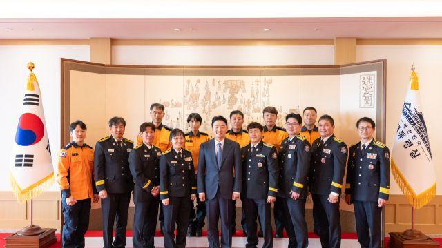 강훈식 비서실장, “이재명 정부가 소방의 119 되겠다”