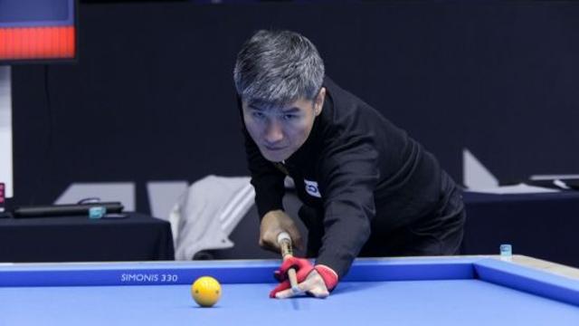 강자인 , '자신과의 싸움' (광주 세계3쿠션당구월드컵) [포토]