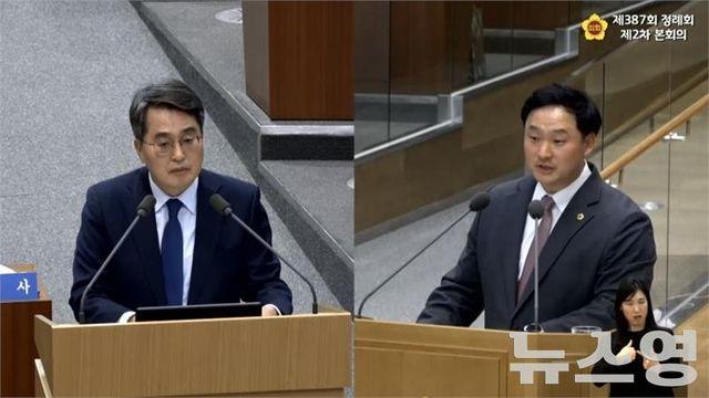 “이재명은 빚 남기고, 김동연은 빚 쌓았다”...고준호 의원, 경기도 재정운영 강력 비판