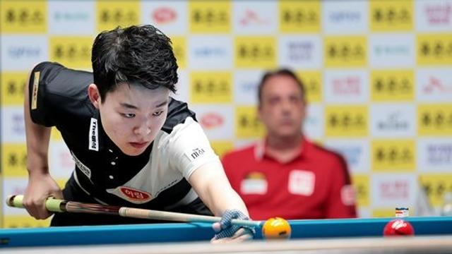 '당구 천재' 김영원, 128강 3-0 완승→'연속 우승' 정조준…사파타·팔라손·초클루 등 외인 강호 '대거 탈락'