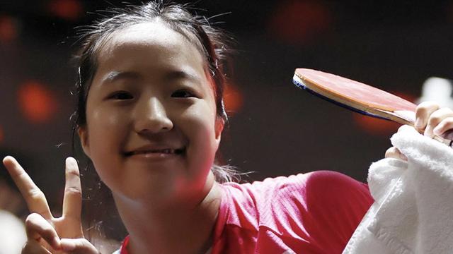 '우승 정조준' 신유빈, 41세 베테랑 잡았다!…WTT 챔피언스 독일 대회 '대만 노장' 황이화 3-1 제압→16강 진출