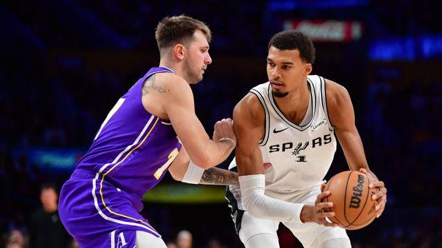 돈치치-웸반야마 격돌…승부처 접전 속 LAL이 웃었다→5연승 질주