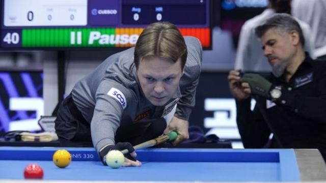 글렌 호프만, '고수의 아우라' (광주 세계3쿠션당구월드컵) [포토]