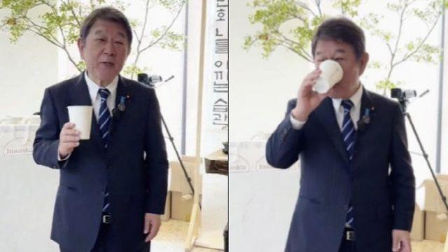 日외무상, APEC서 “韓 커피 맛있다”…400만뷰 터졌다