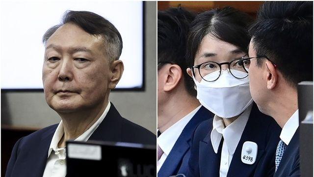 윤석열·김건희, 오늘 나란히 형사재판…첫 동시 출석
