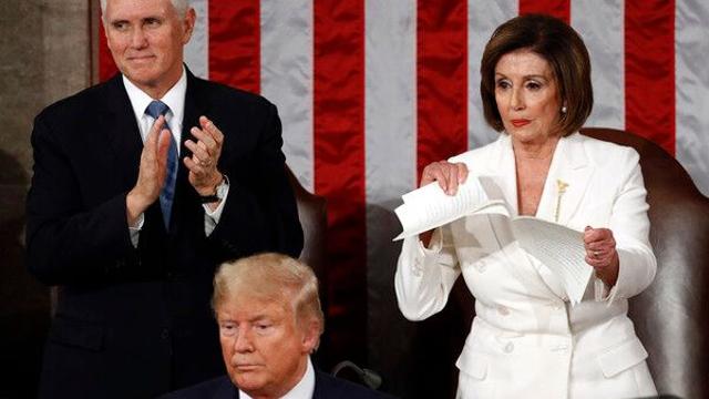 트럼프, '앙숙' 펠로시 정계은퇴에 악담…