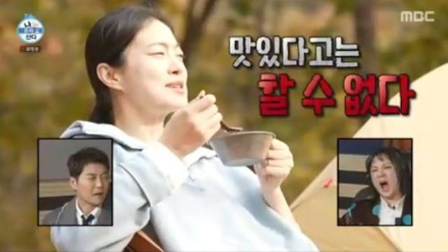 '건강식 러버' 옥자연, 팥칼국수 폭망 