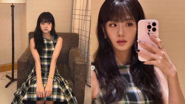 블랙핑크 지수, 달라 보이네…깜찍한 풀뱅 앞머리 [IS하이컷]