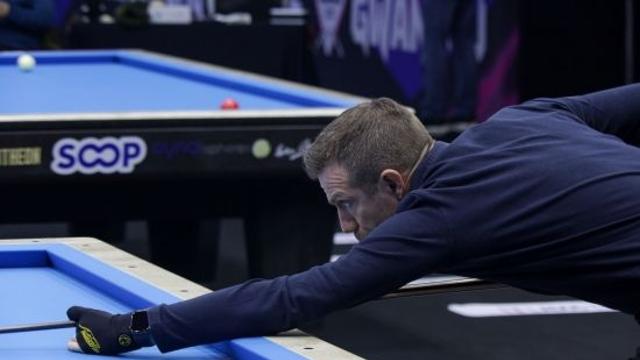 제레미 뷰리, '승부사의 기백' (광주 세계3쿠션당구월드컵) [포토]