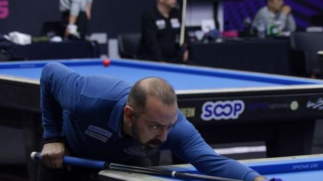 니코스 폴리크로노폴로스, '그리스에서 온 강자' (광주 세계3쿠션당구월드컵) [포토]