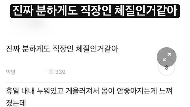 찐 분하게도 직장인 체질인거같아..