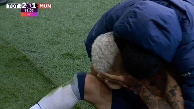 손흥민 땅 치겠네! 히샬리송 눈물 세리머니, 그러나 허탕쳤다…토트넘, 추가시간 역전골→재동점골 허용, 맨유와 2-2 아쉬운 무승부