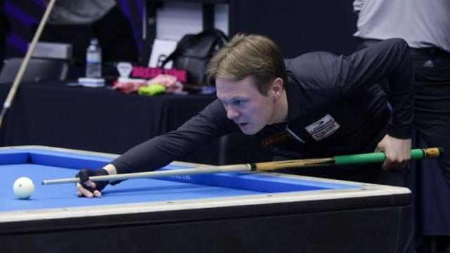 글렌 호프만, '물러설 수 없지' (광주 세계3쿠션당구월드컵) [포토]