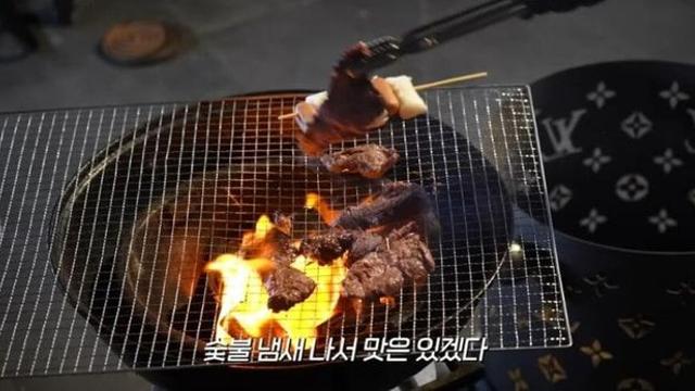 가족끼리 캠핑갈 때 고기 굽기 당번이였다는 한가인