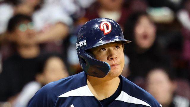 FA 신청 포기한 두산 김재환, ‘대체불가’ 가치를 입증하라