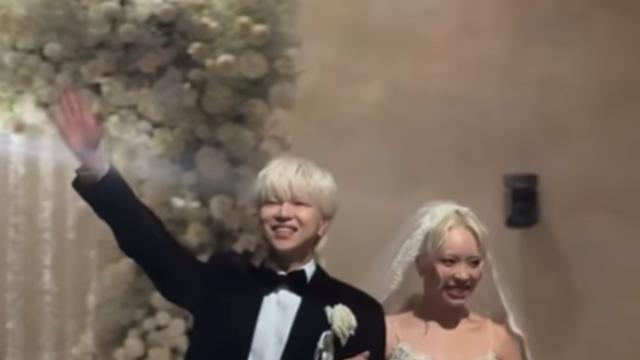 애쉬 아일랜드♥챤미나, 득녀 1년만 뒤늦은 결혼식…韓·日 '고등래퍼' 부부 [엑's 이슈]