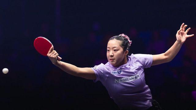 탁구 신유빈, 한일 에이스 대결서 패배…WTT 결승행 좌절(종합)