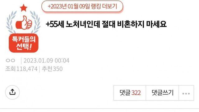 비혼 후기 올리는 언냐