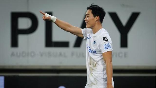 '홍명보호 원톱? 나야 나!' 오현규 미쳤다! 헹크서 3경기 연속골 폭발!…시즌 8호골+무승부 견인