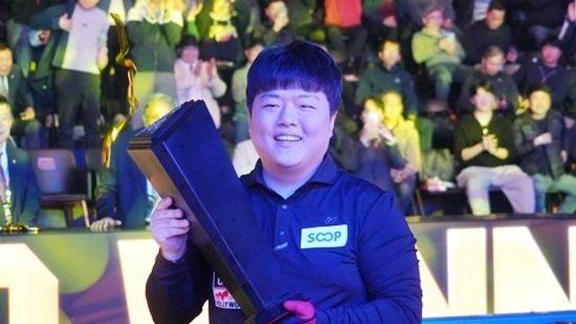 “별중의 별” 광주3쿠션월드컵 주인공은 조명우…결승서 자네티 꺾고 우승 개인통산 세 번째 정상