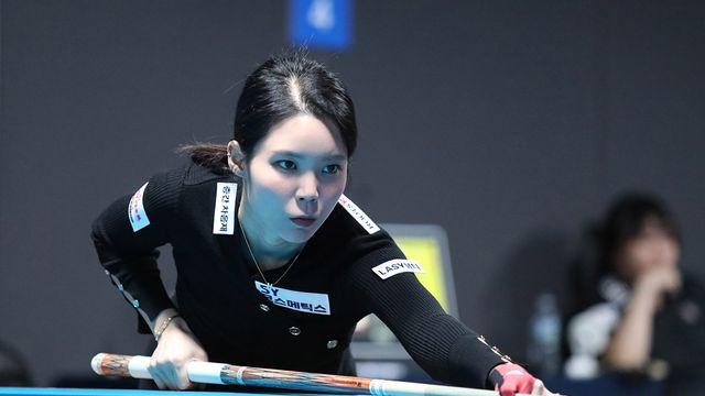 ‘캣우먼’ 이우경, 임정숙 꺾고 첫 결승행…뱅크샷 11개 ‘폭발’ [하이원리조트 LPBA]