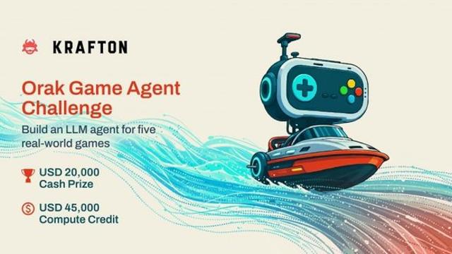 크래프톤, AI가 게임 실력 겨루는 '오락 챌린지' 연다