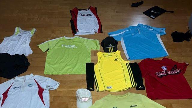 아버지 마라톤 기념품 구경