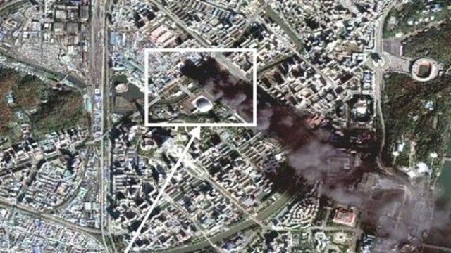 평양 중심부에서 대규모 화재…공장 전소한 듯