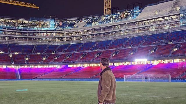 캄노우 몰래 방문한 메시 