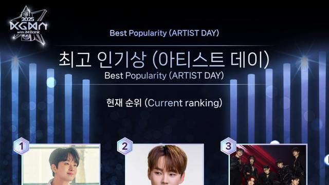 이찬원 1위·박서진 2위·에이티즈 3위 경합 치열…‘2025 KGMA’ 최고인기상 (아티스트 데이) 투표 오늘(10일) 오픈