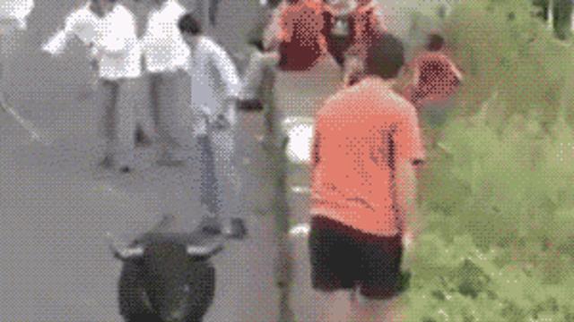 소에게 낚이는 너란 사람.