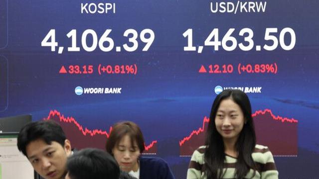 환율, 달러 강세·엔화 약세에 10원 넘게 상승