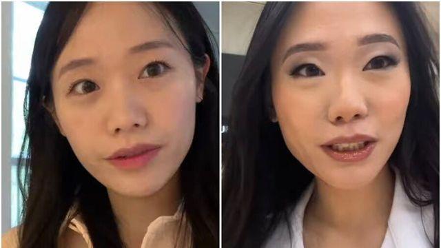 미국 화장을 받은 한국인 유튜버